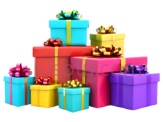 礼物盒,方形,紫色PNG