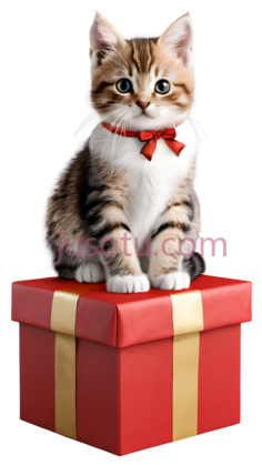 小猫,可爱,棕色,白色PNG