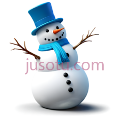 雪人,卡通,白色, 蓝色, 棕色PNG