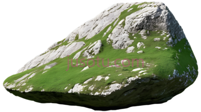 岩石,苔藓, PNG