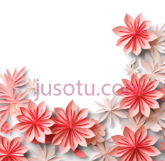 夏季,纸艺PNG