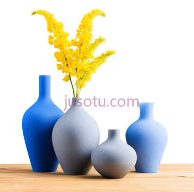 花瓶,现代,蓝色,灰色, PNG