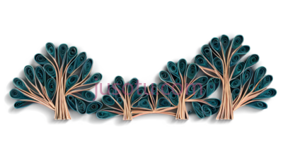 树,抽象,蓝色,红色, PNG