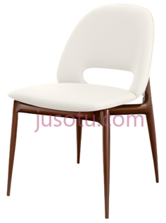 椅子,现代,白色,棕色PNG