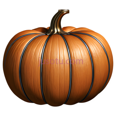南瓜,3D,橙色, PNG