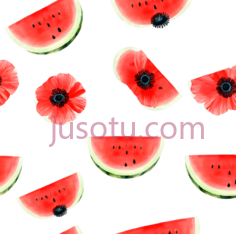 西瓜切片PNG