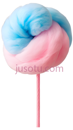 棉花糖,扭结,蓝色,粉色PNG