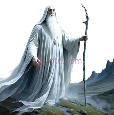 巫师,神秘,白色, PNG