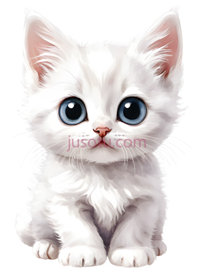 猫,大眼睛, PNG