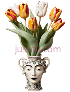 花瓶,古典,白色PNG