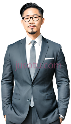 男人,商务休闲,灰色PNG