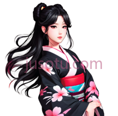 动漫人物,服,黑色,粉色,白色PNG