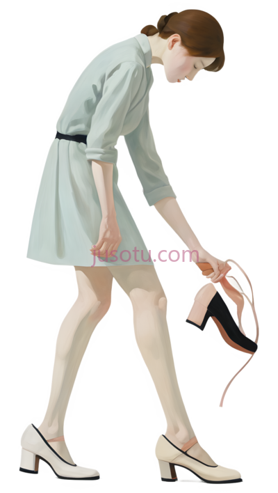 女性,休闲,浅绿色, PNG