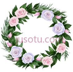 花环,插画,粉色,白色PNG