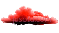 云,抽象,红色PNG