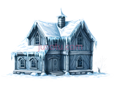 冰雪,房屋,建筑, PNG