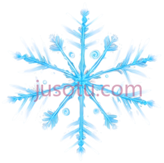 水墨,雪花, PNG