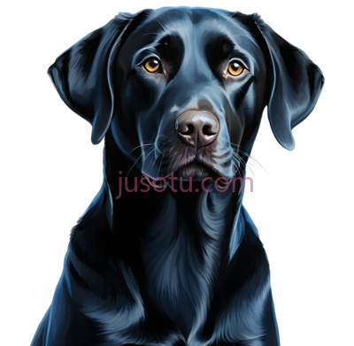 狗,插画,黑色, PNG