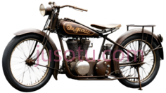 摩托车,复古,黑色PNG