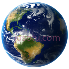 地球,蓝色,绿色,黄色,白色PNG