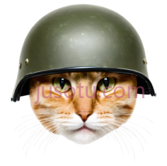 表情,猫,军事头盔,猫脸PNG