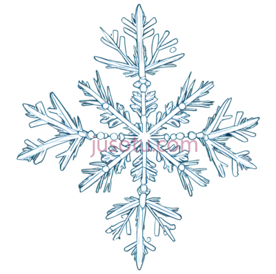 雪花,冬季, PNG