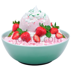 冰淇淋,甜点,粉色PNG