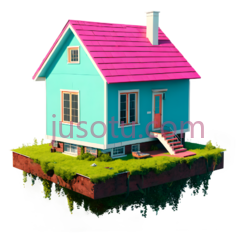 房屋,漂浮PNG