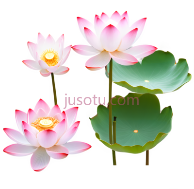 莲花,卡通,白色,粉色, PNG