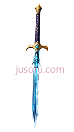 剑,幻想风,蓝色PNG