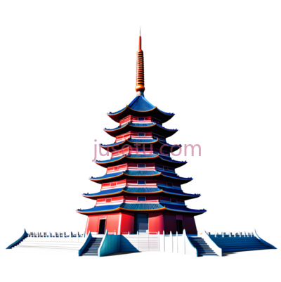 科幻,大雁塔, PNG