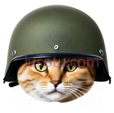 表情,猫,军用头盔PNG