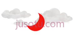 云,月亮,卡通,白色,红色PNG