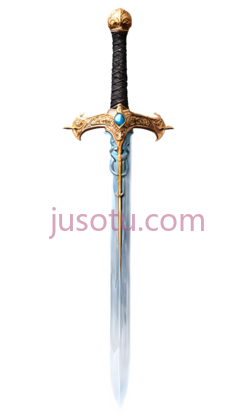 剑,装饰性武器,银色, 金色PNG