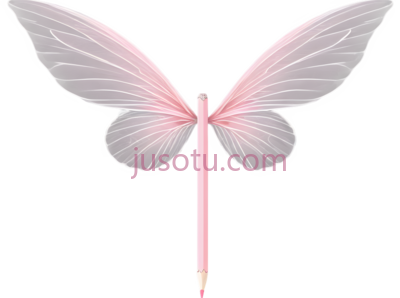 蝴蝶,粉色, PNG