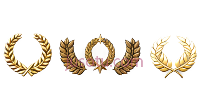 月桂冠,金色,黄色, PNG