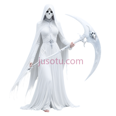 死神,哥特式,白色, PNG