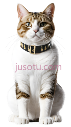 猫,坐着,白色,棕色PNG