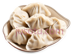 饺子,中式,白色PNG