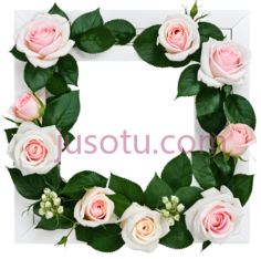 花环,自然,粉色,白色PNG