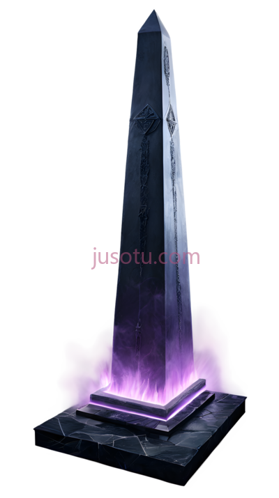 石碑,神秘,黑色,紫色, PNG