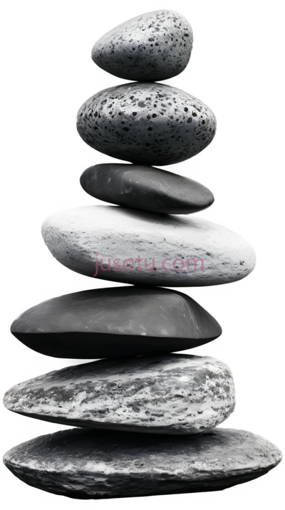 石头,叠放,白色,黑色, PNG