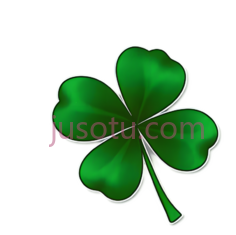 四叶草,卡通,绿色PNG