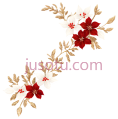 花卉图案,刺绣,红色,白色,金色PNG