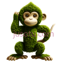苔藓,猴子PNG