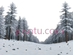 雪松,自然景观,白色,绿色PNG